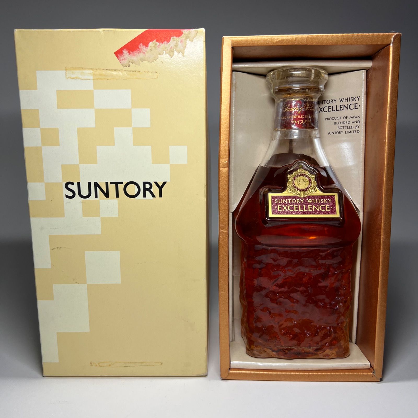 【超美品】サントリーウイスキーエクセレンス８０周年ボトル