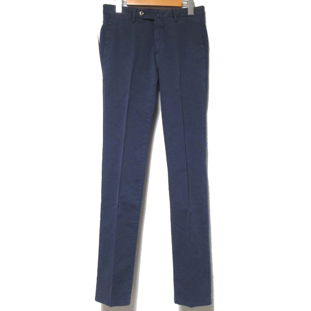 PT TORINO ピーティートリノ スーパースリムフィット ストレッチ チノパンツ スラックスパンツ サイズ44 ネイビー メンズ 古着
