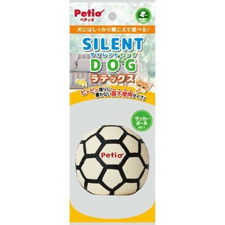 【同梱】【6個セット】ペティオ犬用おもちゃサイレントドッグラテックスサッカーボール
