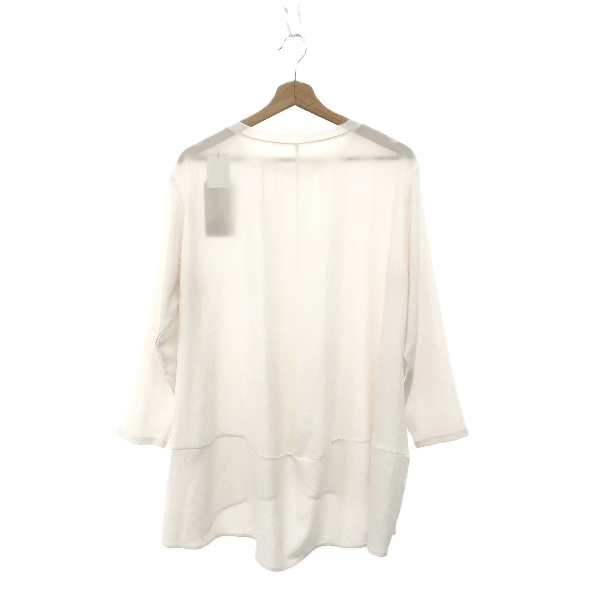 未使用品 BEARDSLEY ビアズリー 後ろドレープ T ブラウス カットソー 
