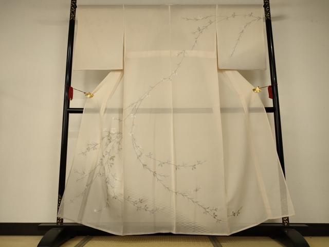 平和屋着物▽訪問着　単衣　草花文　金彩　洗える着物　DAAV5171az 平和屋着物▽訪問着 単衣 草花文 金彩 洗える着物 DAAV5171az 