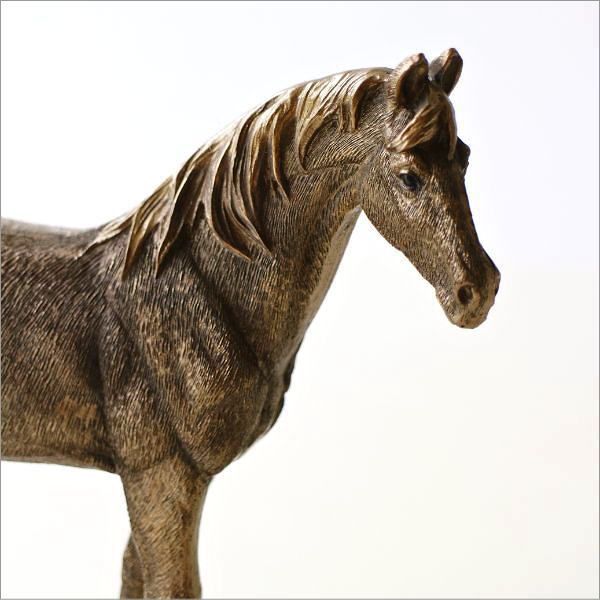 馬 置物 オブジェ アンティーク レトロ ウマ 花台