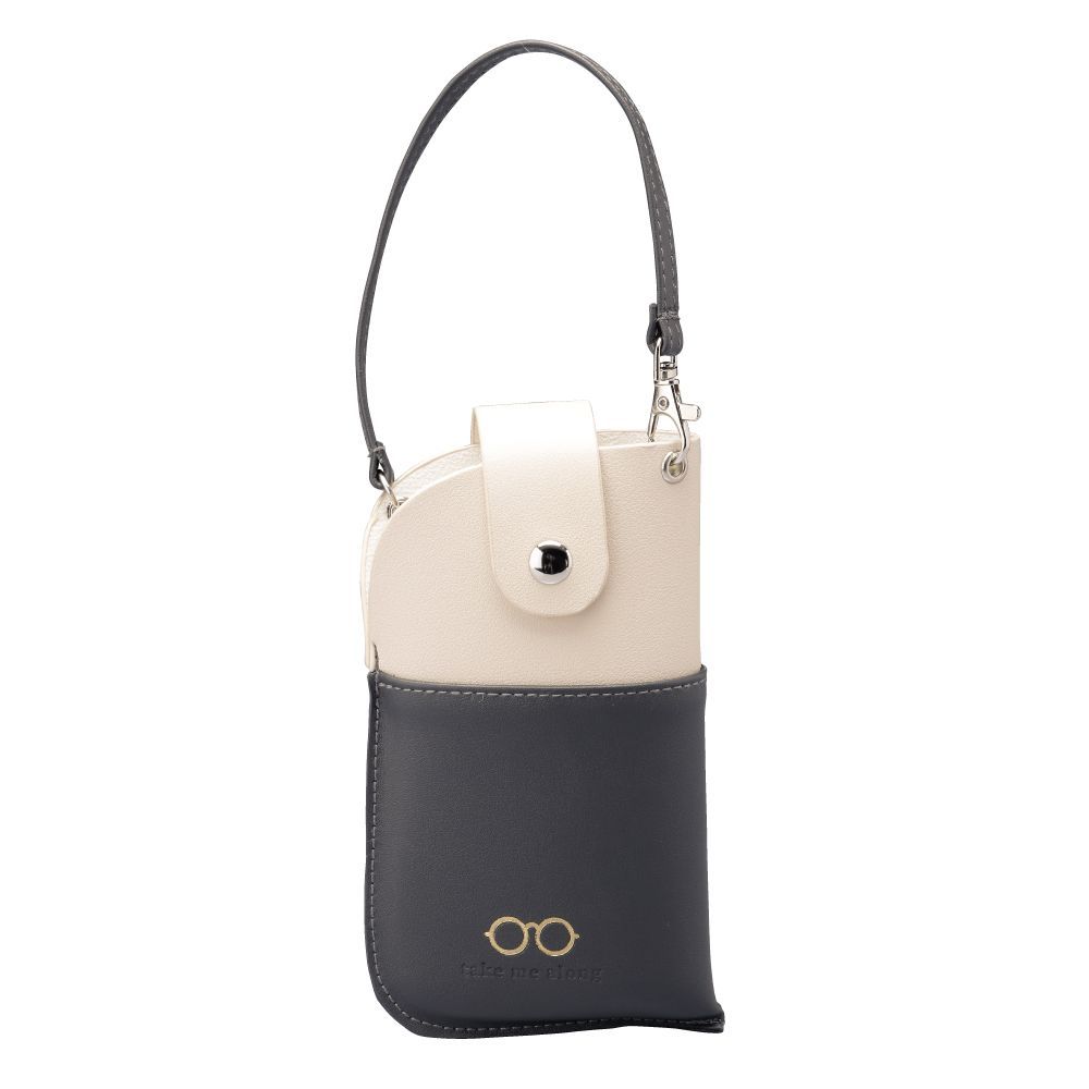 ☆ CGY ☆ フラットメガネケース メガネケース ストラップ 眼鏡ケース おしゃれ サングラスケース ケース フェイク レザー 合皮 めがねケース フラットメガネケース かわいい 敬老の日 母の日 父の日 プレゼント 贈り物 小物 雑貨 生活雑貨