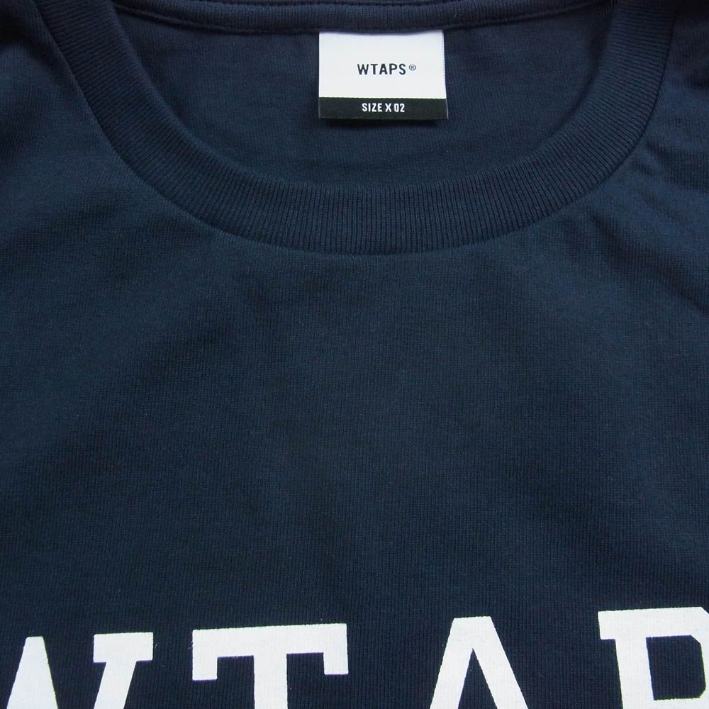 Wtaps navy LS tshirts size 02 W)taps - 22ss wtaps JAM 02 /LS