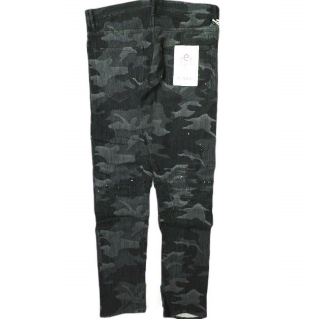 TWIST JEANS e イージーンズ 日本製 岡山児島 ペイント JEANS│YENJEANS LONGSNOUT ペイントジョグ ボトムス新古品中古e 定価35,200円 ジーンズ スキニー ジップフライ |