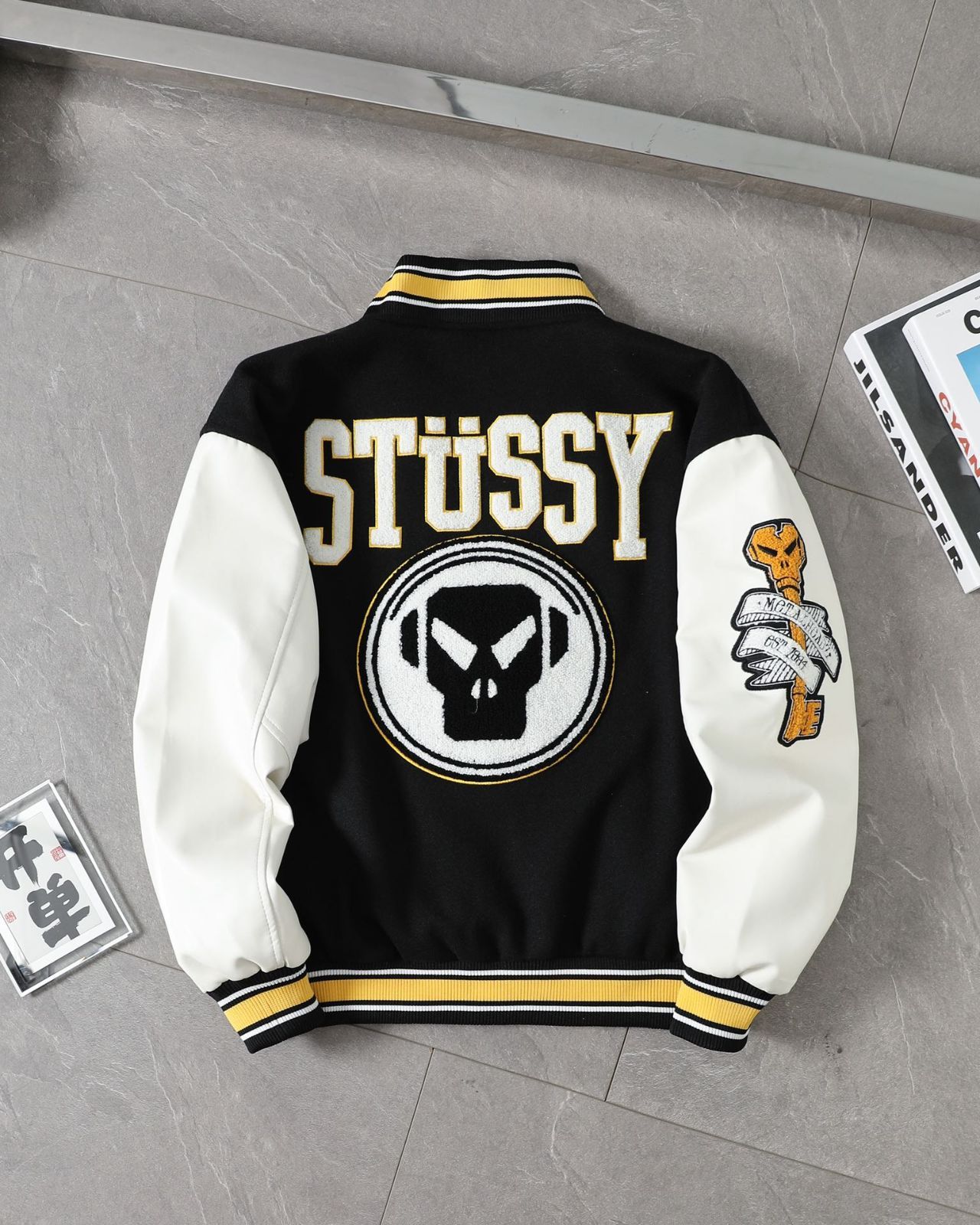 Metalheadz × Stussy Varsity Jacket