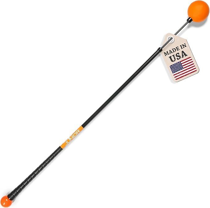 PGAプロ多数愛用 全世界80万本 Orange Whip Golf スイングトレーナー ジュニア ジュニア