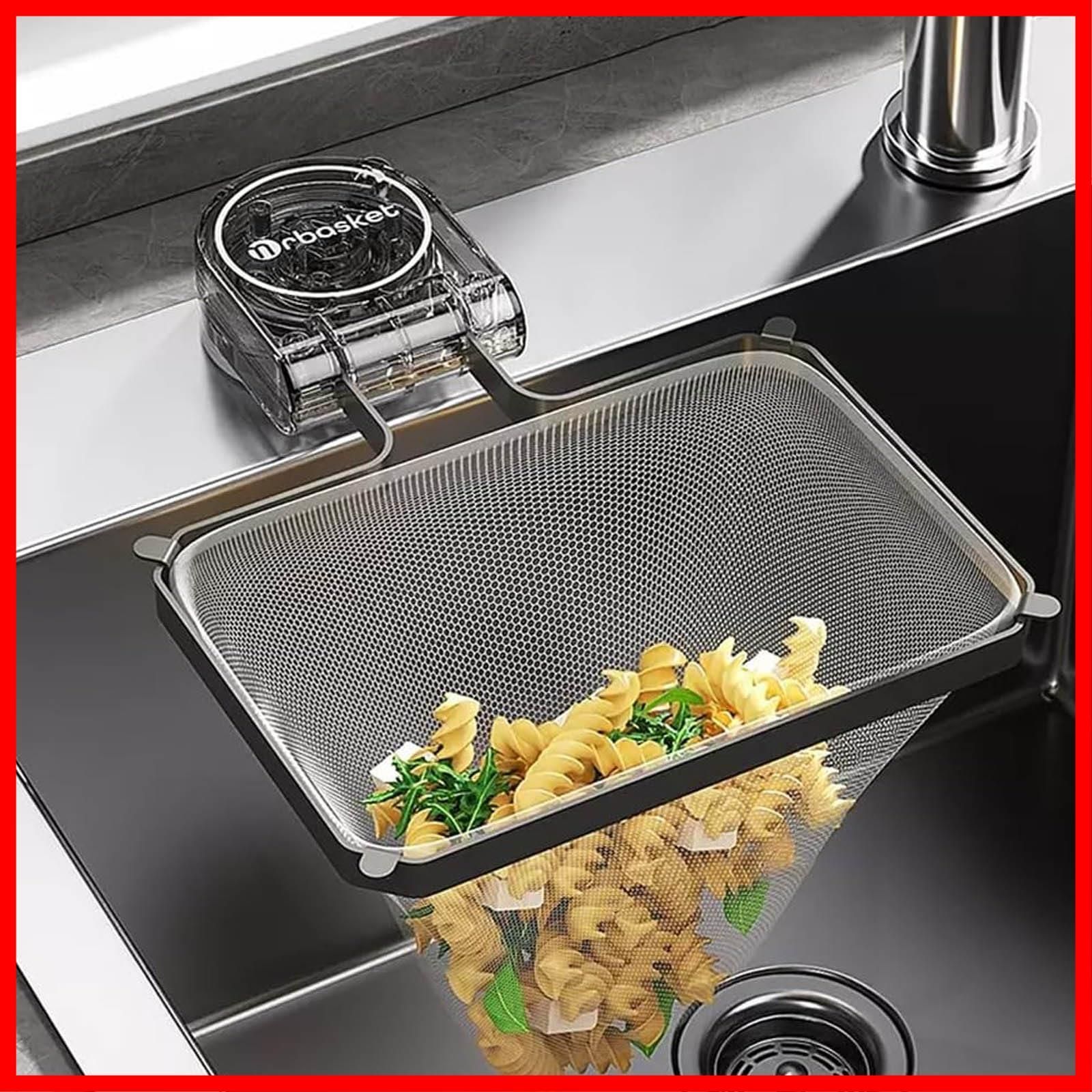 新着商品 生ゴミ入れ キッチン 台所 生ゴミスタンド シンク キッチンドレイン 折りたたみ 三角コーナー ネット 三角コーナー キッチンコーナーラック 真空吸盤式水切りネットホルダー キッチン用品便利グッズ 透明グレー 水切りネット100枚付き HAKON