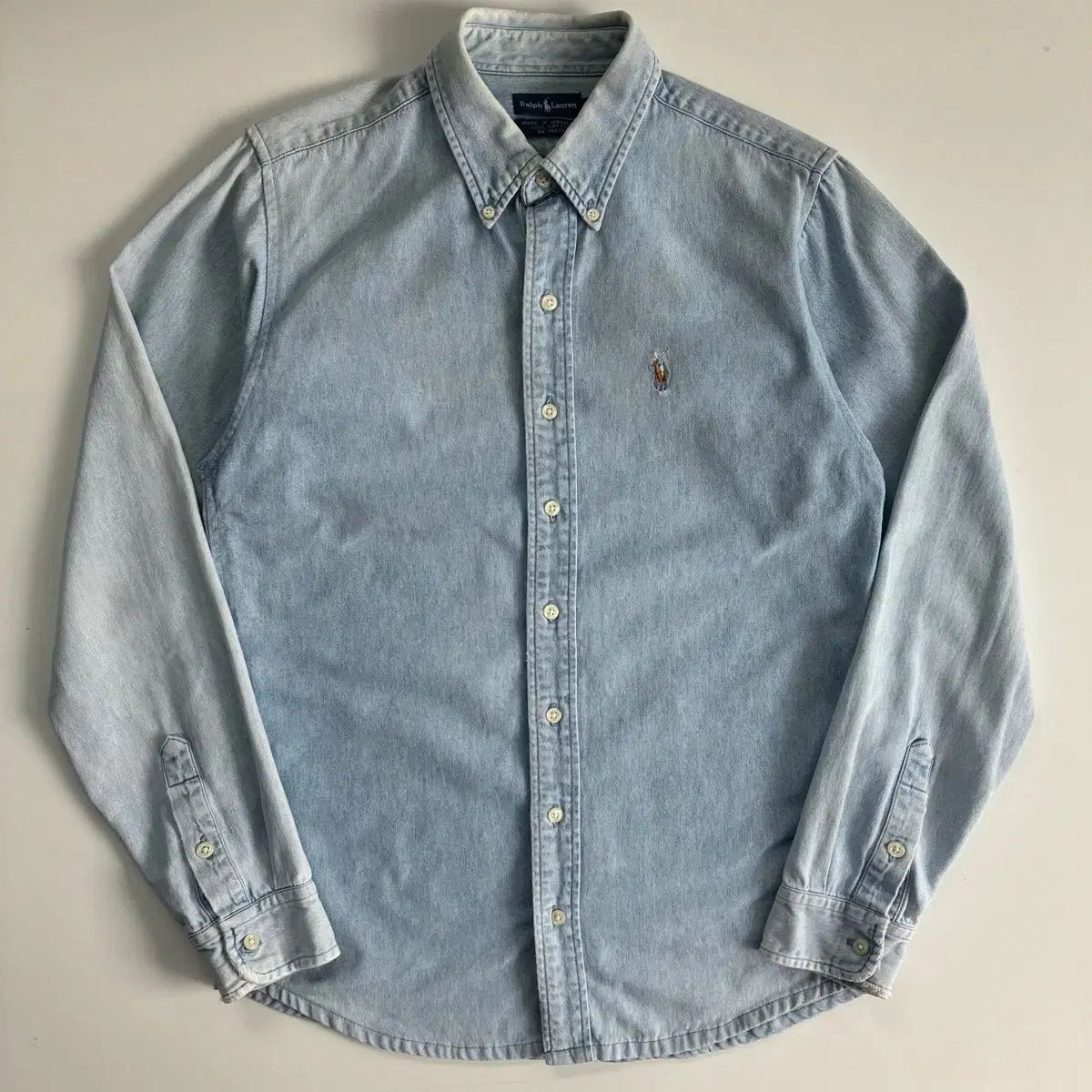 Polo ポロ Ralph Lauren ラルフローレン 90 s ウォッシング デニム シャツ