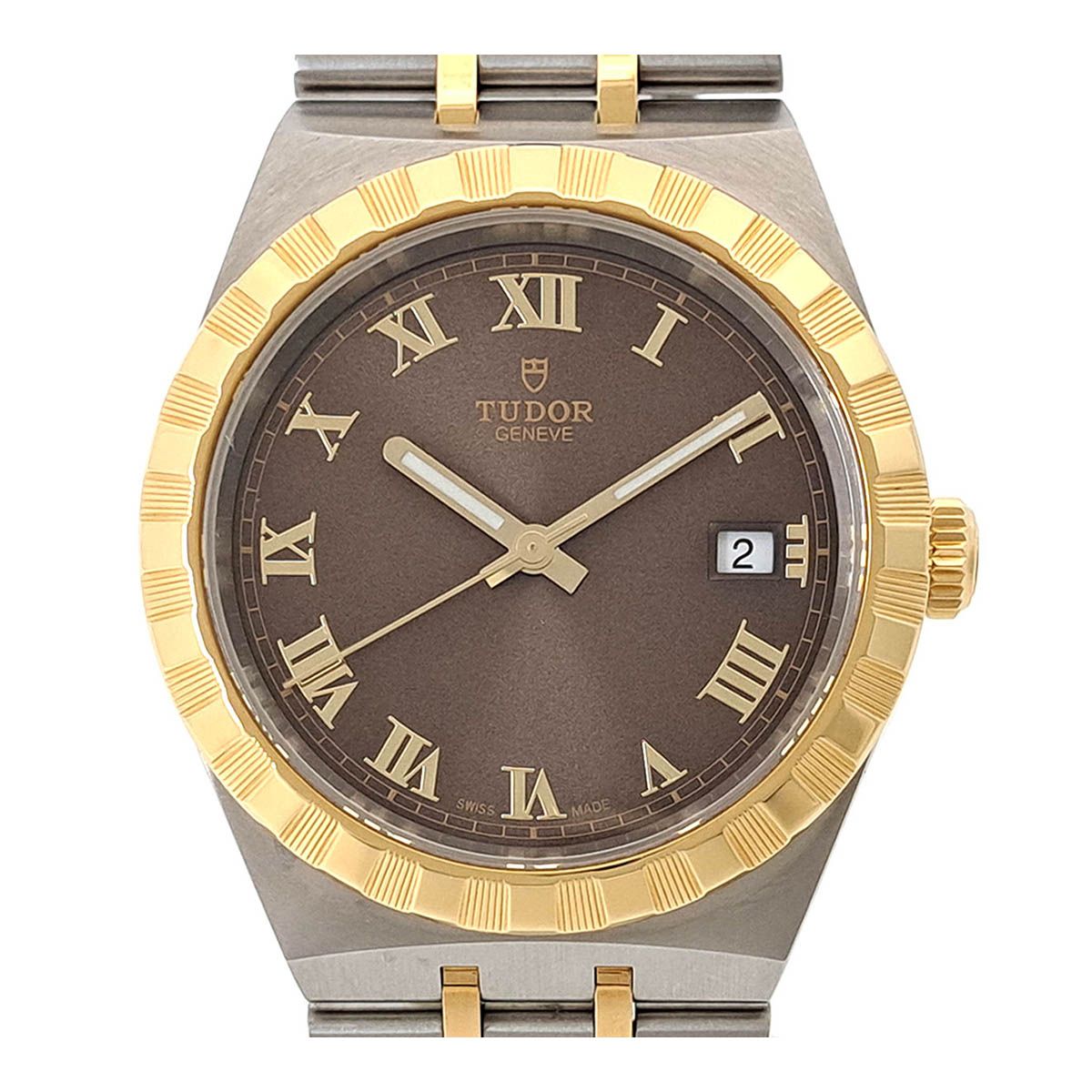 チューダー ロイヤル デイト 38mm チョコレートブラウンダイアル 28503