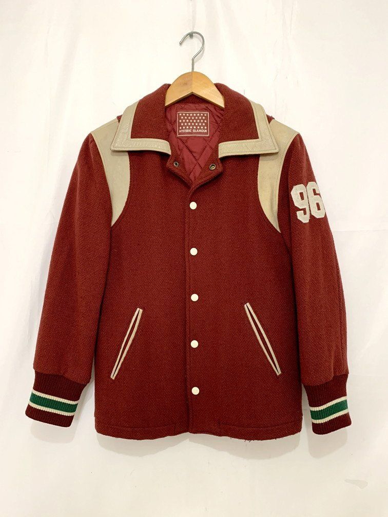 HYSTERIC GLAMOUR ヒステリックグラマー ヴィンテージウールスタジャン  