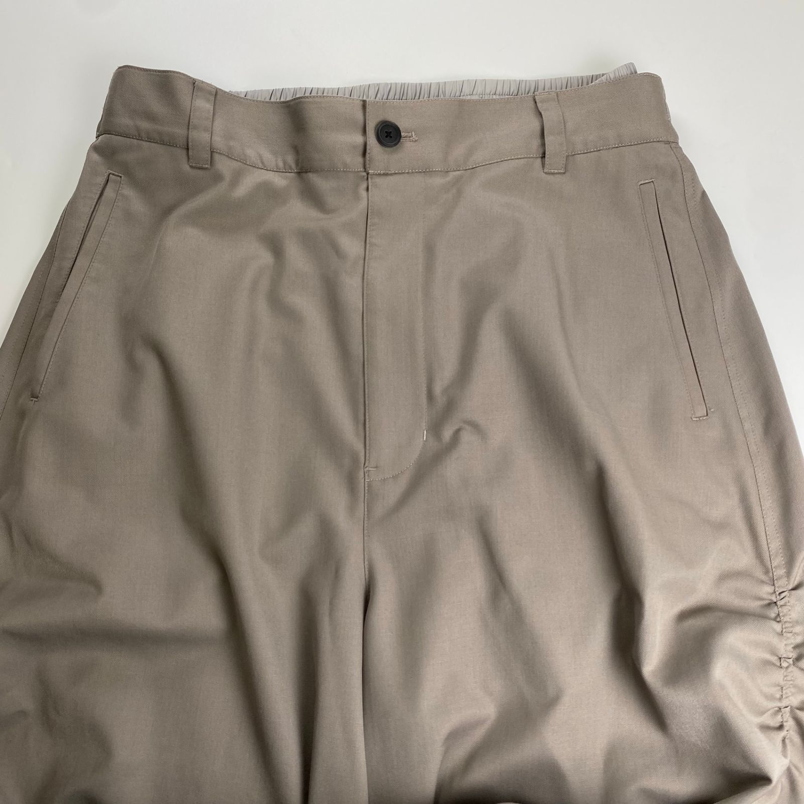 ウエストギャザーボリュームパンツMAISON SPECIAL/メゾンスペシャル