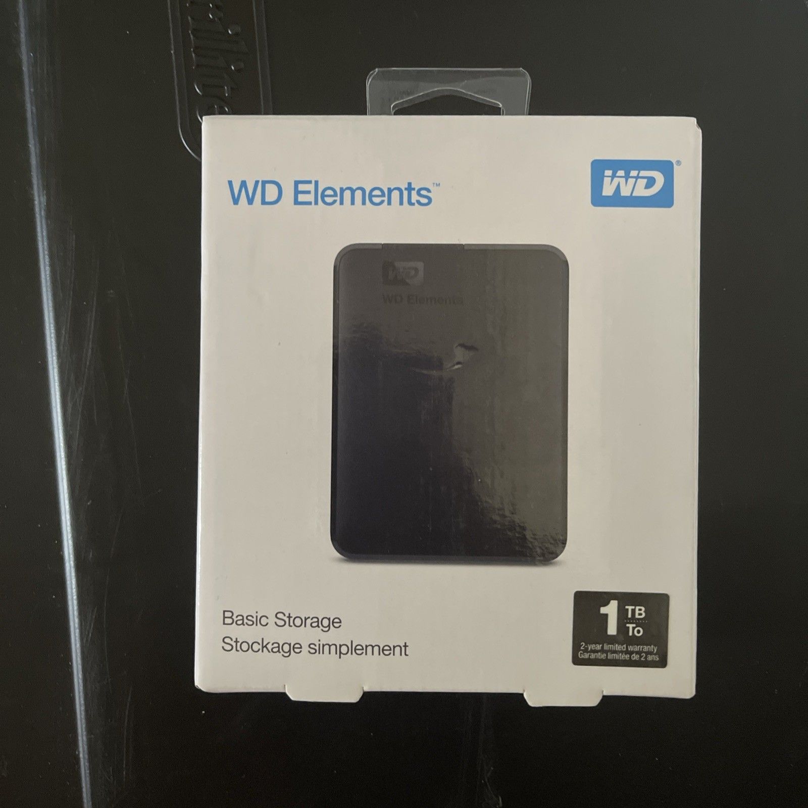 Western Digital 1TB Elements Ptable B 3.0 ハードドライブ ステージ WDBUZG0010BBK