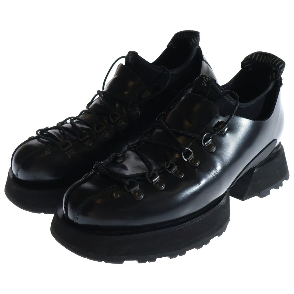 DEMON デーモン POYANA MAMMUT レースアップ レザーブーツ ローカットシューズ ブラック