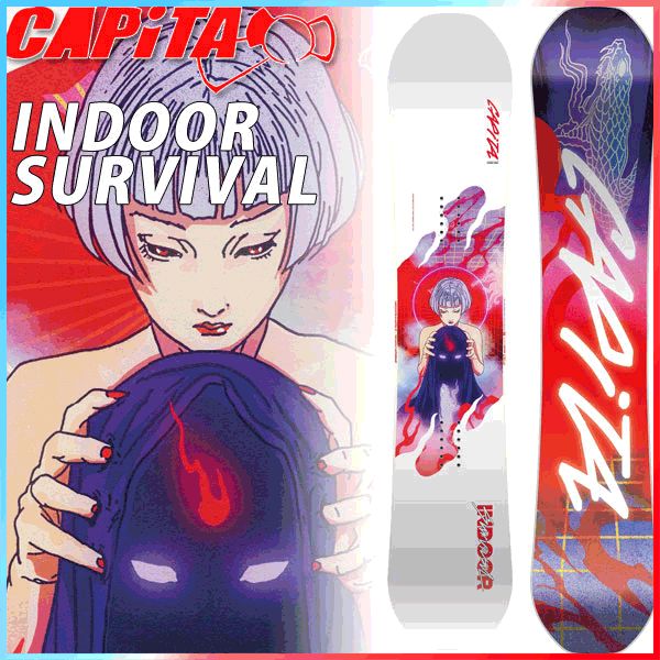 24-25 CAPITA | キャピタ INDOOR SURVIVAL インドアサバイバル メンズ レディース スノーボード 板 2025 152