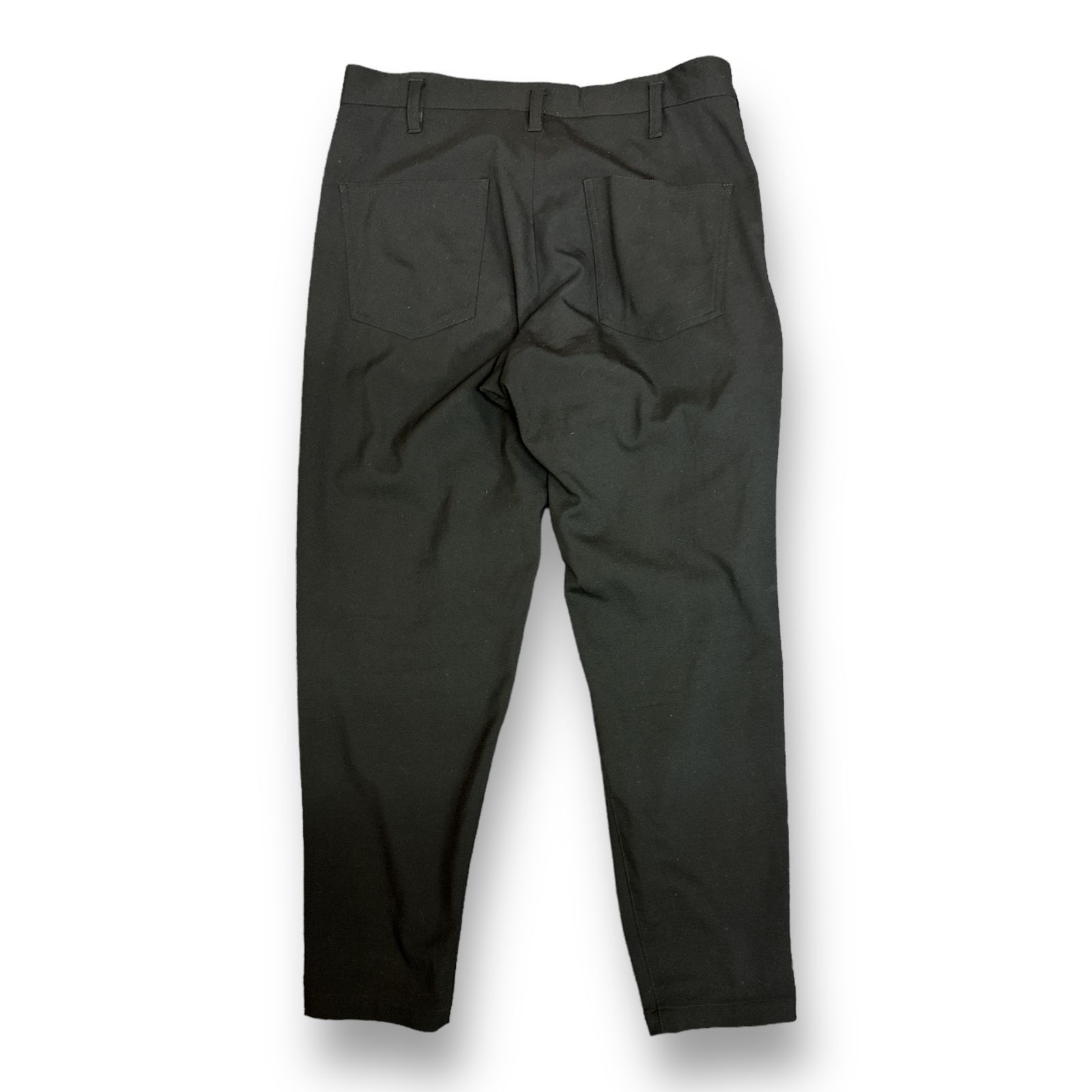 Yohji Yamamoto POUR HOMME ヨウジヤマモト プールオム 18AW 腿開きウールパンツスラックスパンツ HV-P22-190 ブラック 2 Yohji Yamamoto POUR HOMME 18AW 腿開きウールパンツ スラックス