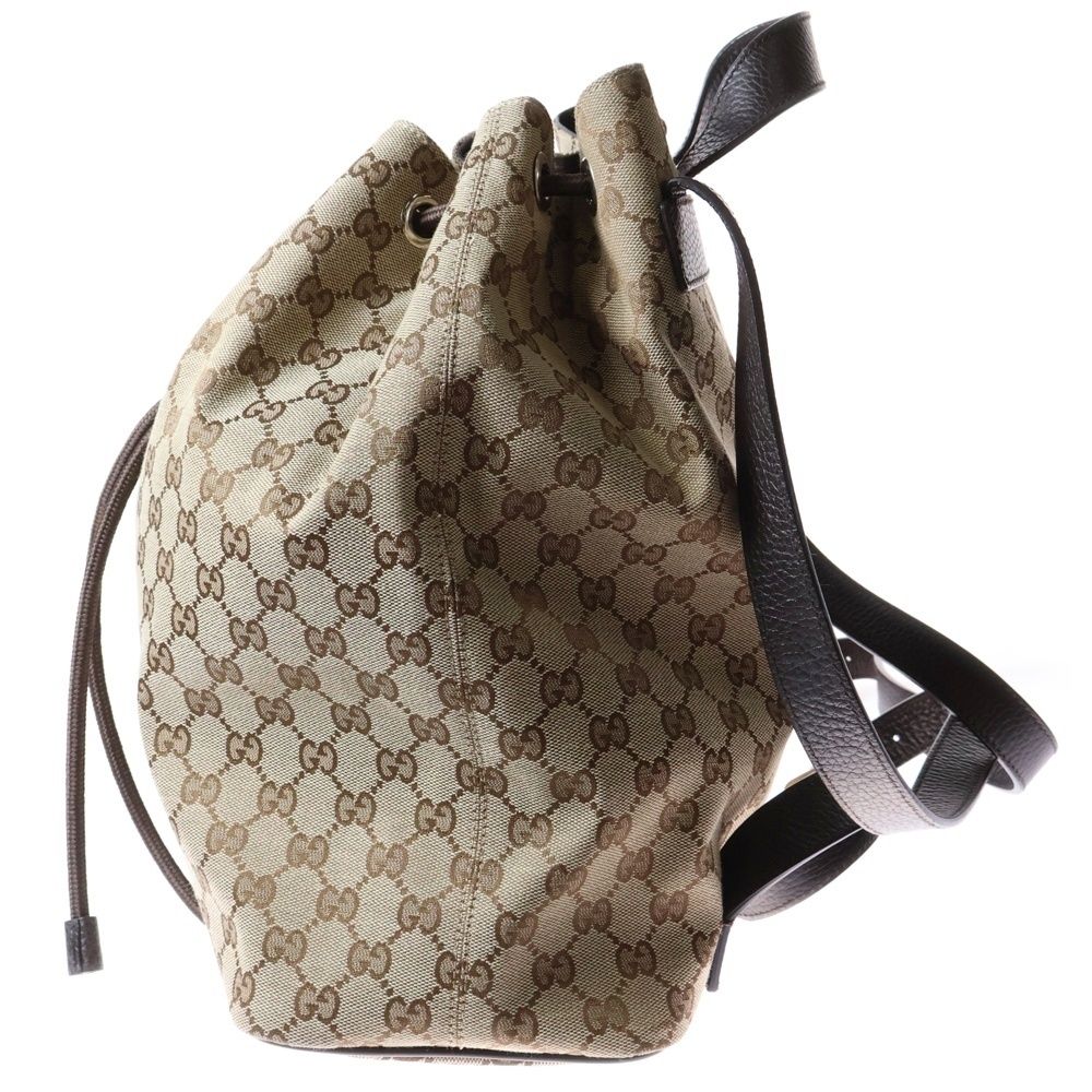 GUCCI (グッチ) GGキャンバス 巾着型リュックサック バック