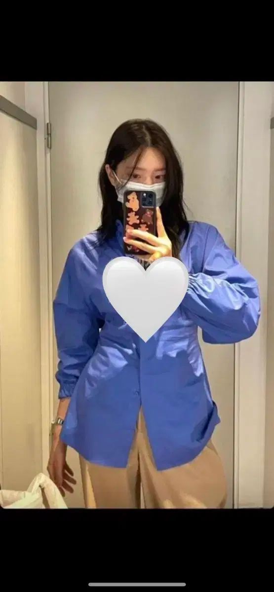 COS スリムフィット エラスティックウェスト シャツ