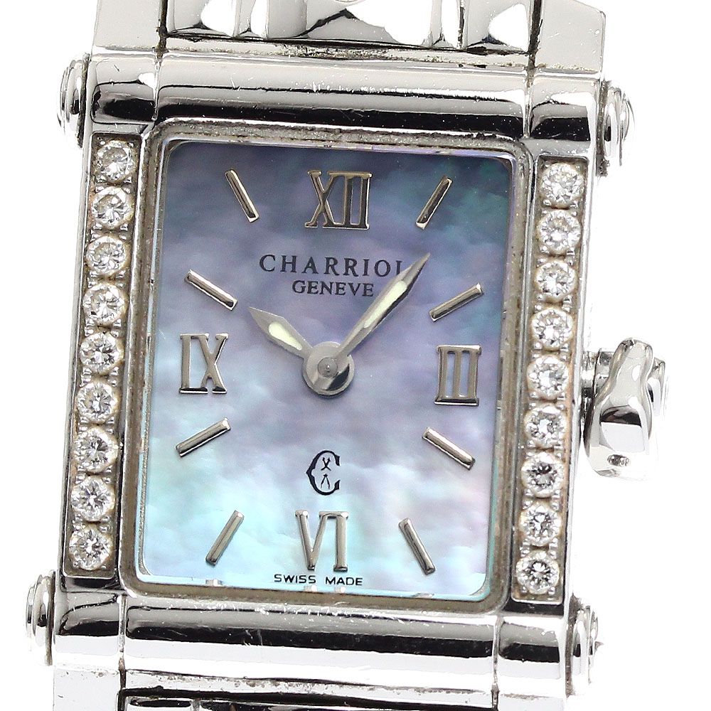 シャリオール CHARRIOL CCSTRD コロンブス サイドダイヤ クォーツ  