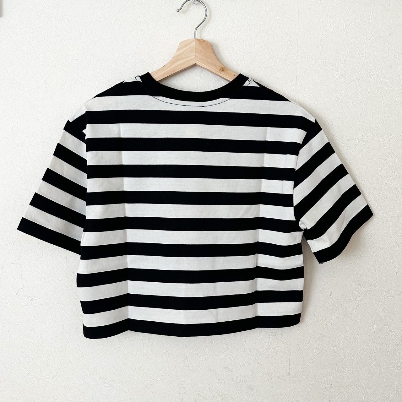 PATOU パトゥ ボクシー ストライプ Tシャツ Patou | オーガニックコットン パトゥ ボクシーストライプ Tシャツ