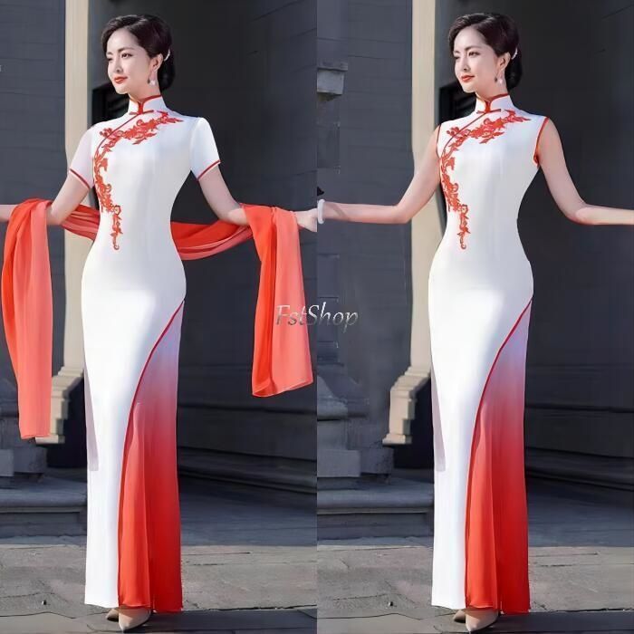 ステージ衣装ロングワンピース レディース