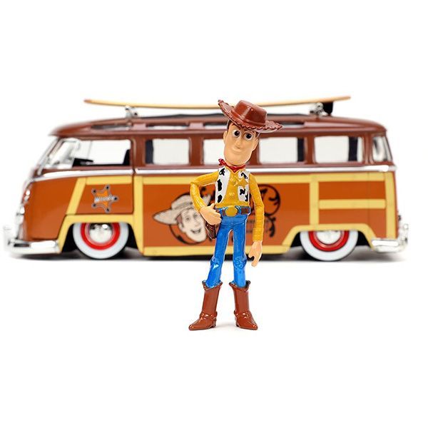 1:24 TOY STORY 1962 VOLKSWAGEN T1 BUS w/ WODDY【トイ