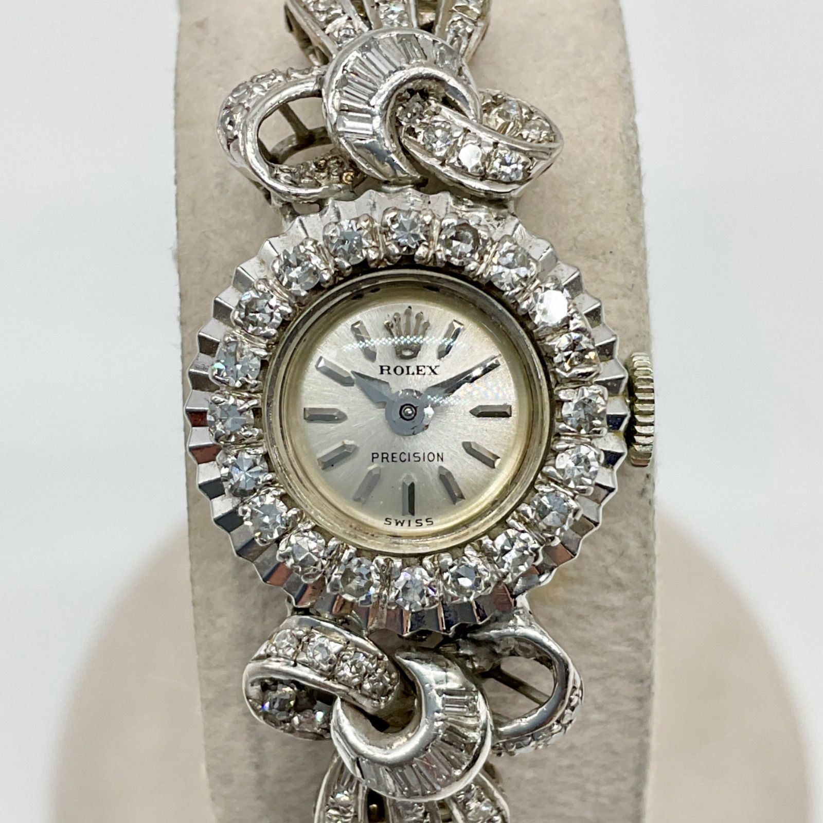 ROLEX ロレックス PRECISION プレシジョン K18 ダイヤ Ref.2192 Cal.1400 1950年代 手巻き Bランク 4_32