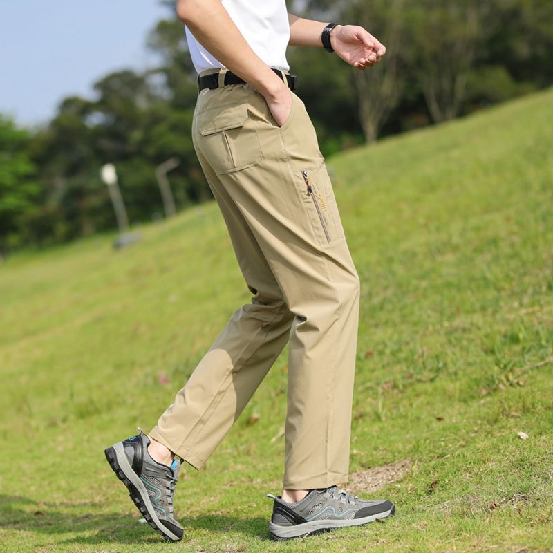 大人女性の ゴルフウェア メンズ パンツ ゴルフパンツ 夏ズボン チノパン 涼しい ストレッチ 父の日 無地 接触冷感 