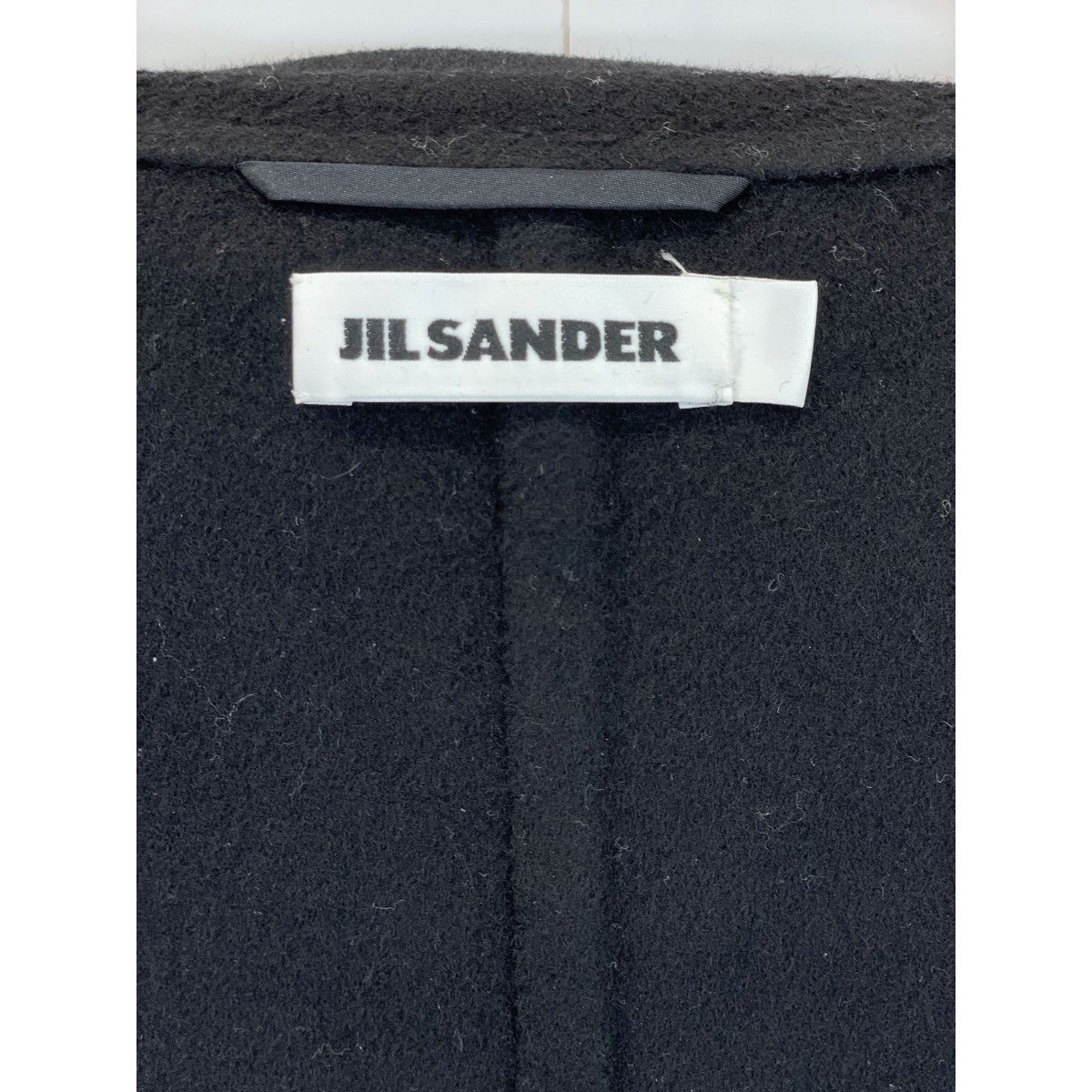 JIL SANDER ジルサンダー ブラック カシミヤ100%3Bジャケット 34 ...