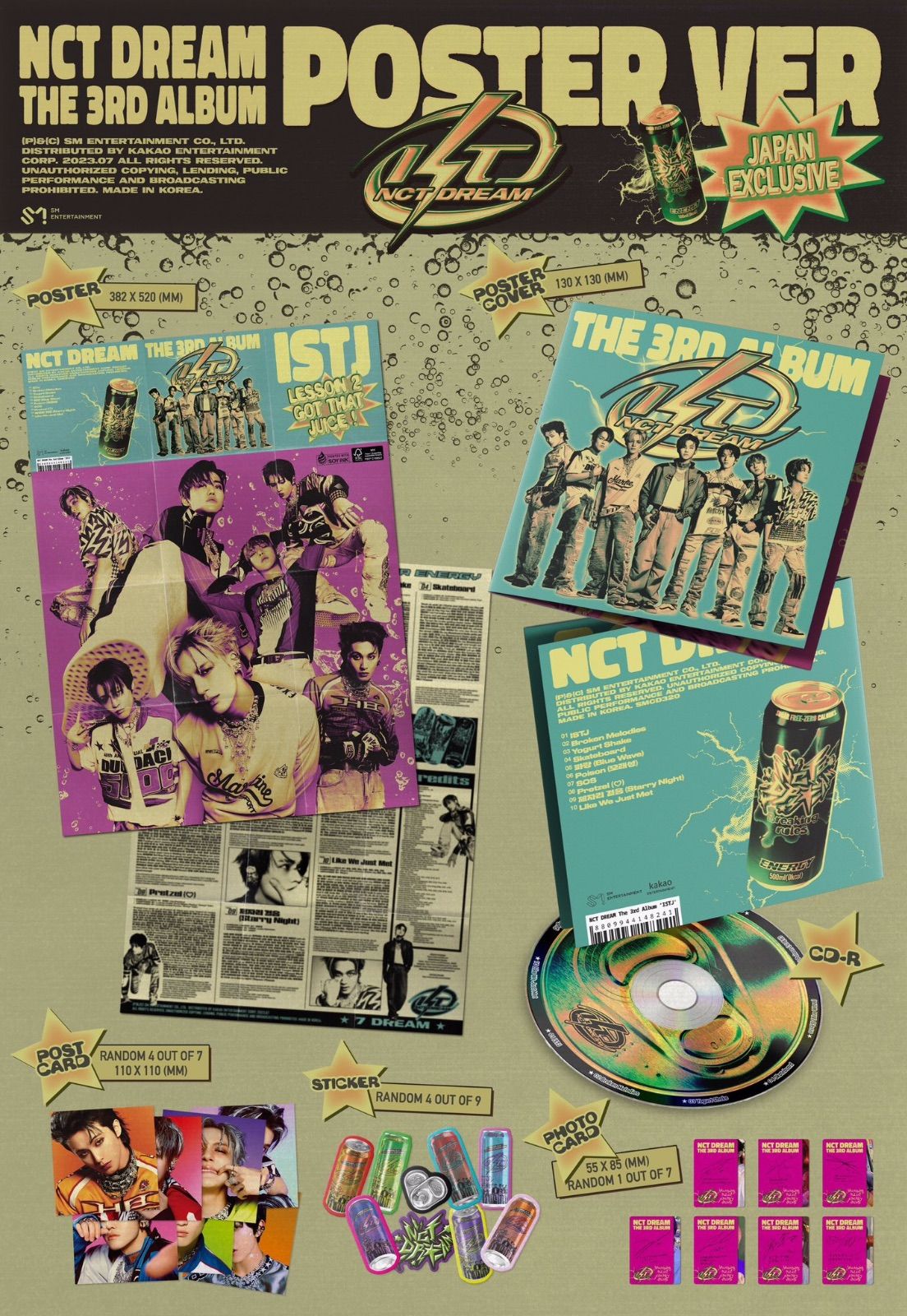 新品未開封】NCT DREAM The 3rd Album『ISTJ』【Poster Ver. (Japan