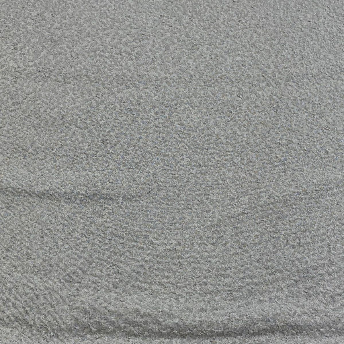 反物 秀品 色無地 地紋 草木染 堅牢染 灰色 正絹