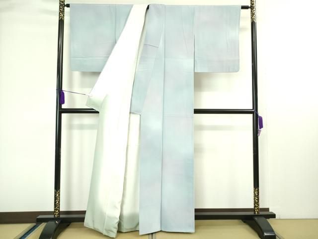 平和屋着物□上質な小紋 霞文 暈し染め 正絹 逸品 DAAO7356sf