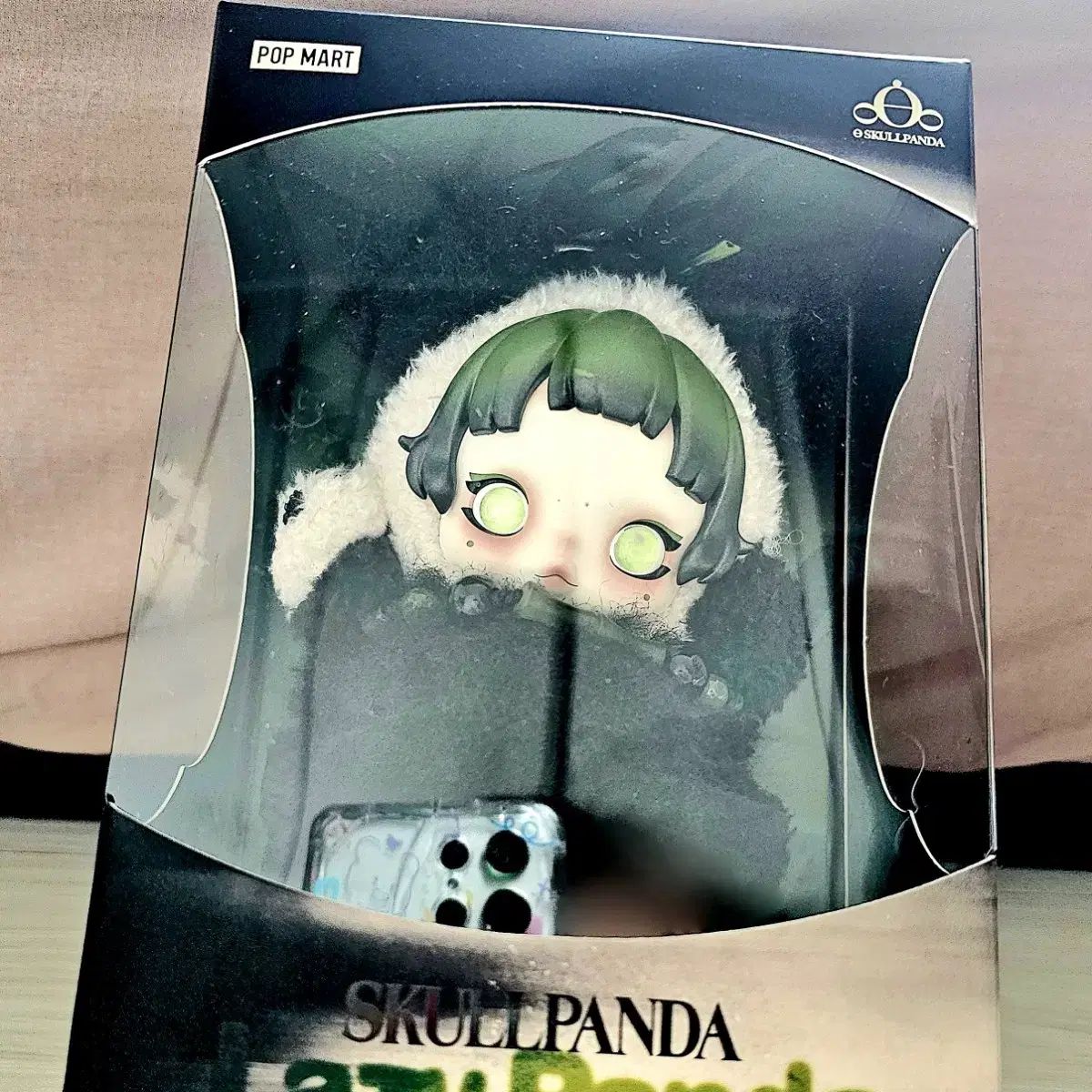 ポップマート スカルパンダ リラックス パンダ キーリング *欠陥が