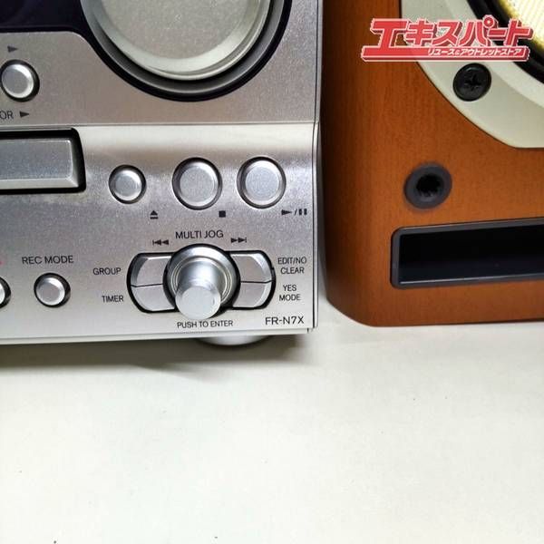 ジャンク ONKYO オンキョー FR-N7X D-N7Xセット CD/MDコンポ