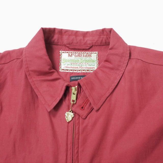 McGREGOR x SHIPS スコティッシュ ドリズラージャケット L