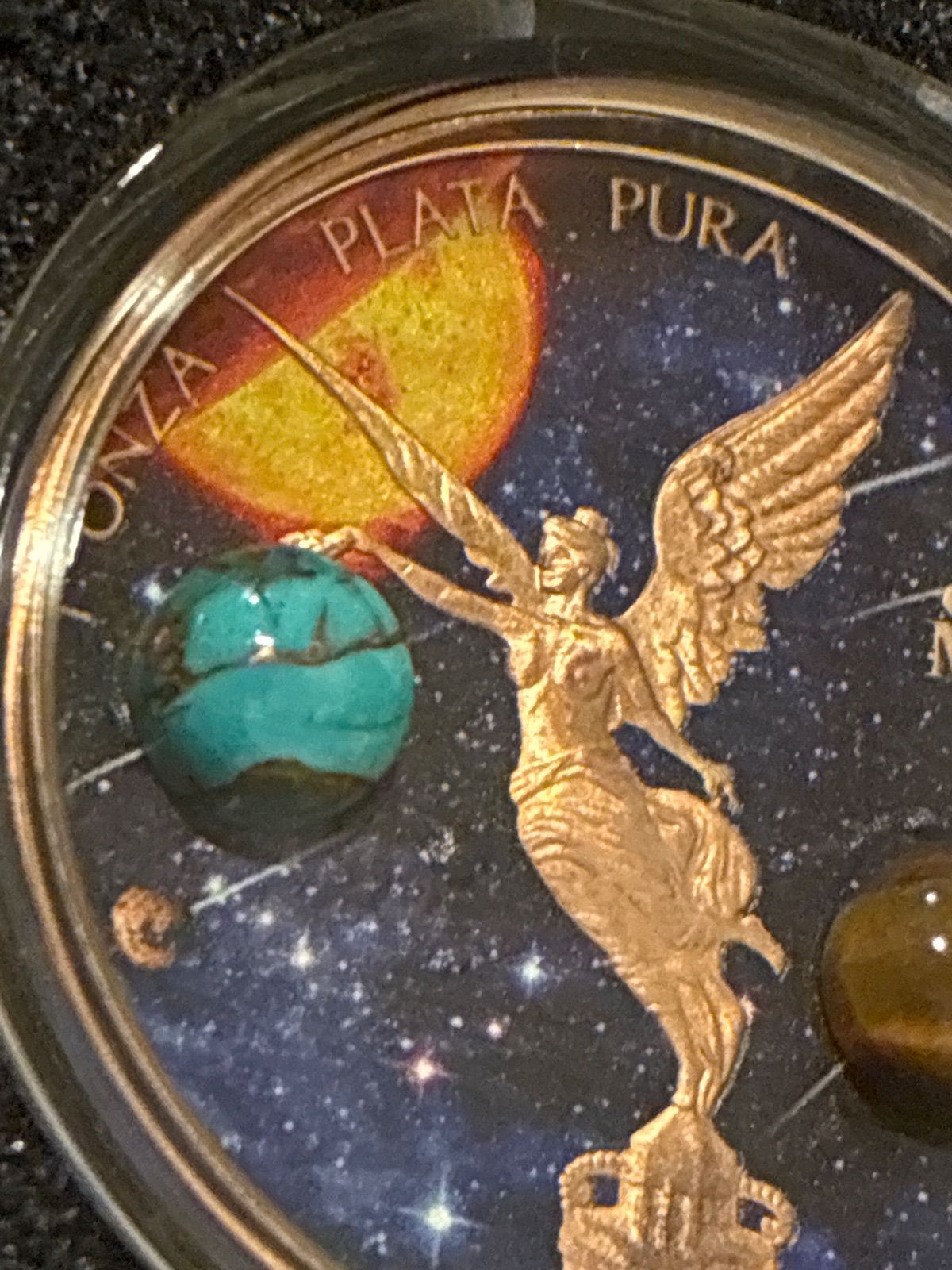 入手困難 500枚メキシコ 2019 リベルタード 銀貨 天文学 アストロノミー