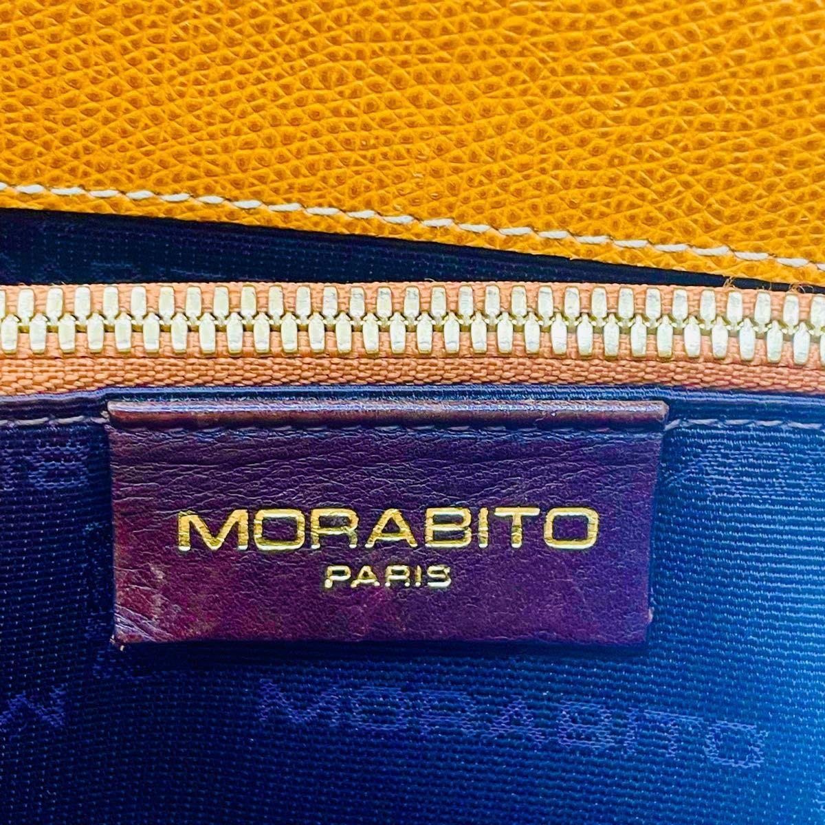 美品✨モラビト　ハンドバック　M字金具　レザー　メルクルディ　キャメルブラウン MORABITO モラビト ハンドバック メルクルディ M字金具 レザー