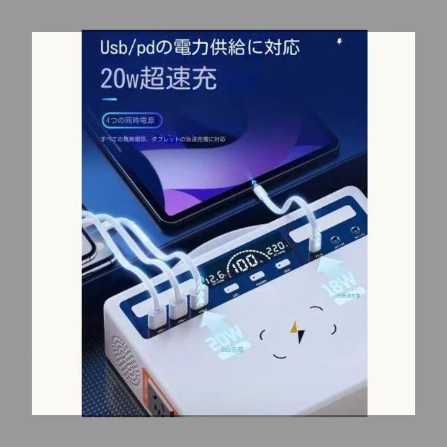 VIGORPOOL LAKE 300 ポータブル電源 110V 320Wh 蓄電 imgrc0131462009.jpg