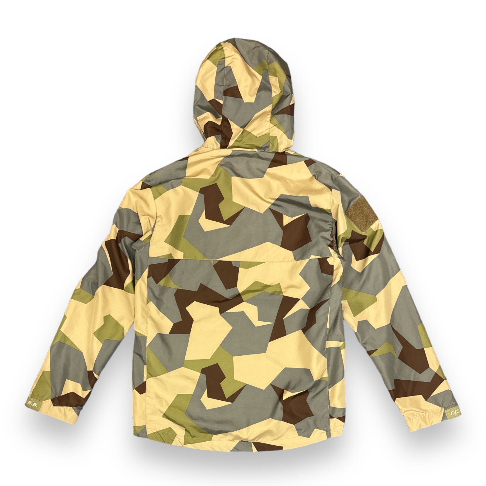 定価37400円 F.C.Real Bristol 20AW CAMOUFLAGE PRACTICE JACKET カモフラージュ プラクティス  ジャケット 迷彩 パーカー エフシーレアルブリストル FCRB-202026 カーキ系 L 67854A3