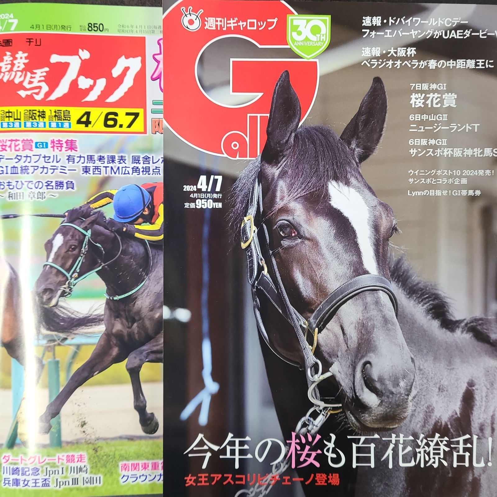 匿名！送料無料！競馬、ギャロップ、 ブック、2023年4月7日 2冊セット