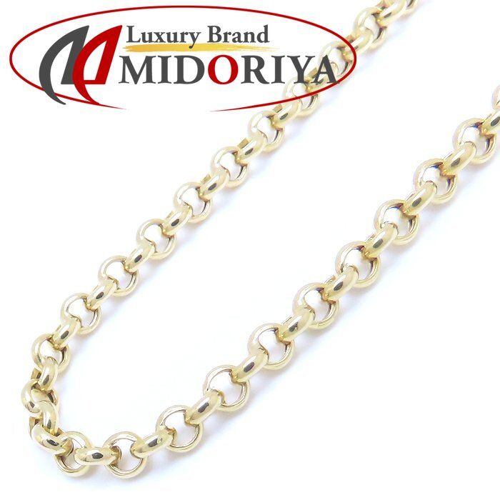 UNOAERRE ウノアエレ チェーン ネックレス 42.5cm K18YG イエロー  