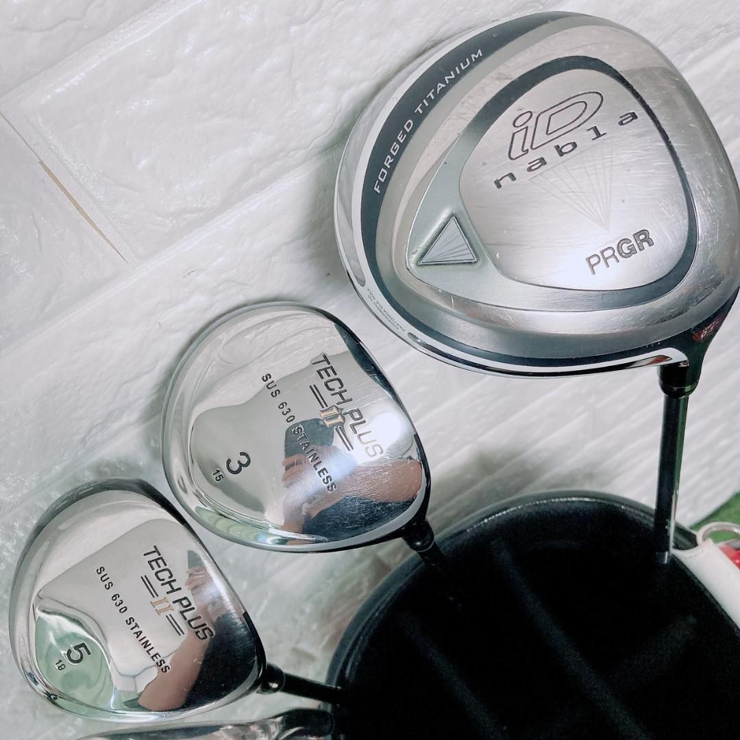 ゴルフクラブ メンズ セット PRGR Tech plus 12本 初心者 ゴルフクラブ メンズ セット PRGR Tech plus 12本 初心者 プロギア