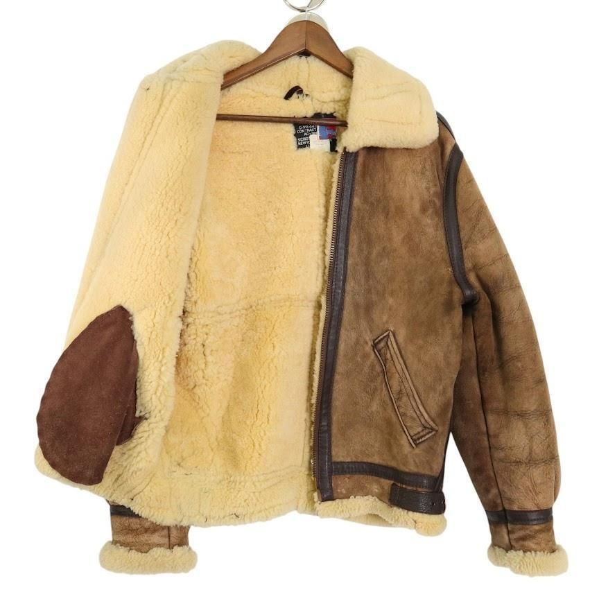 SCHOTT ショット リアル ムートン B-3 フライトジャケット 36