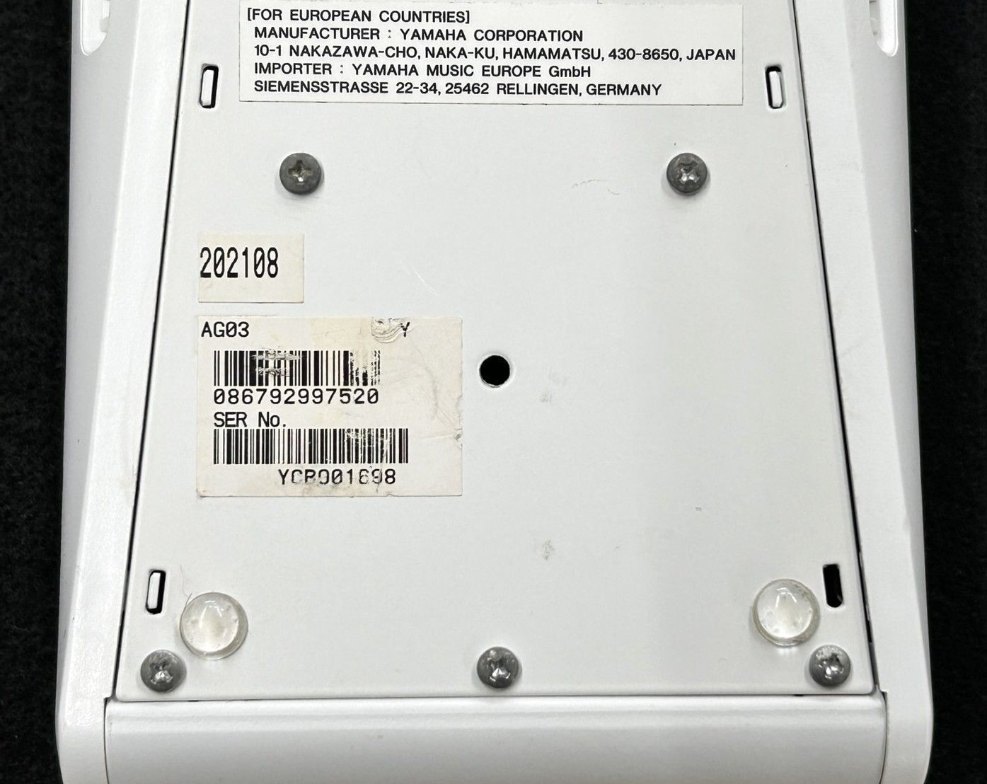AG03 通電