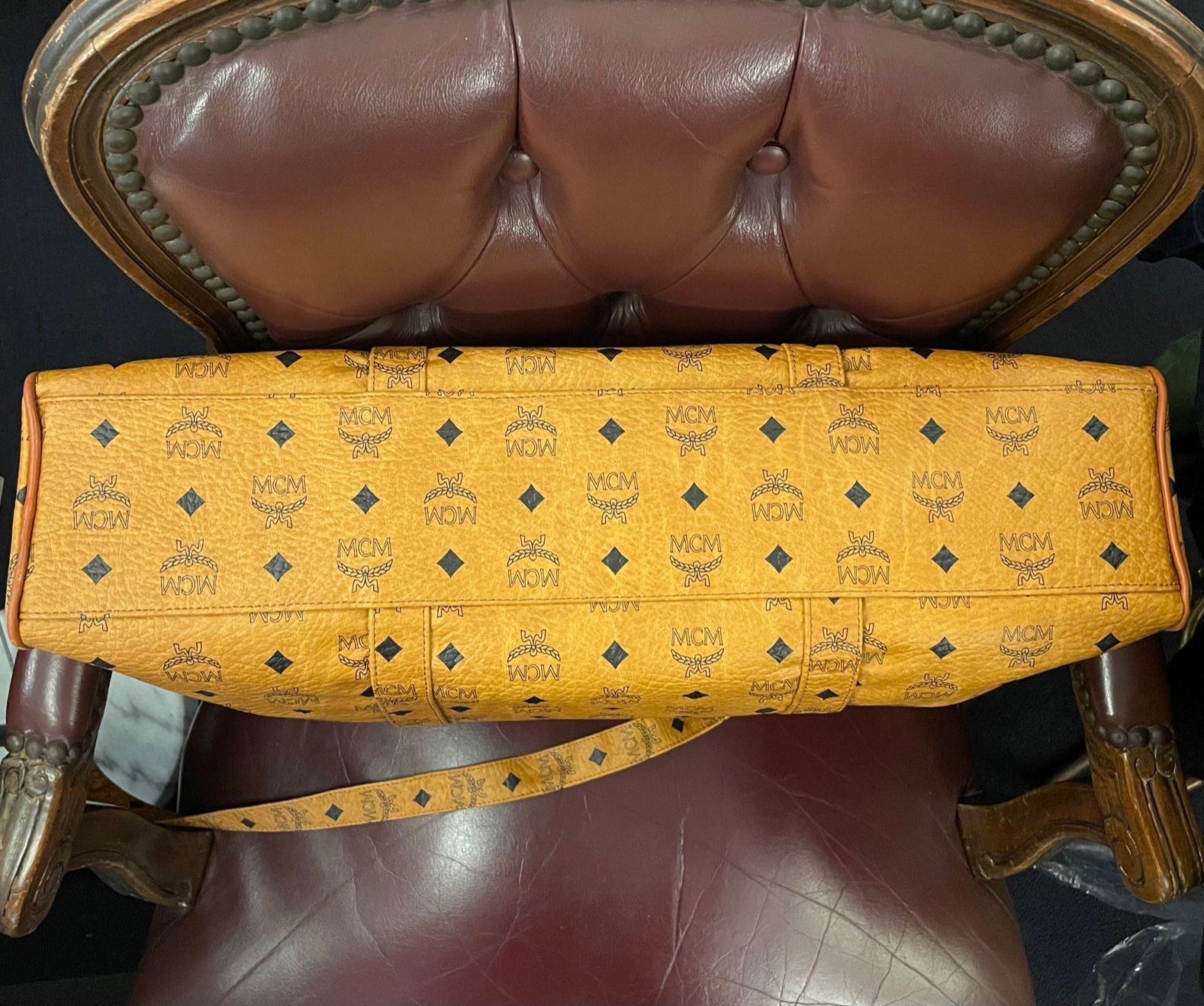 激レア TISA PHENOMENON × MCM トリプルネームモノグラム柄トート