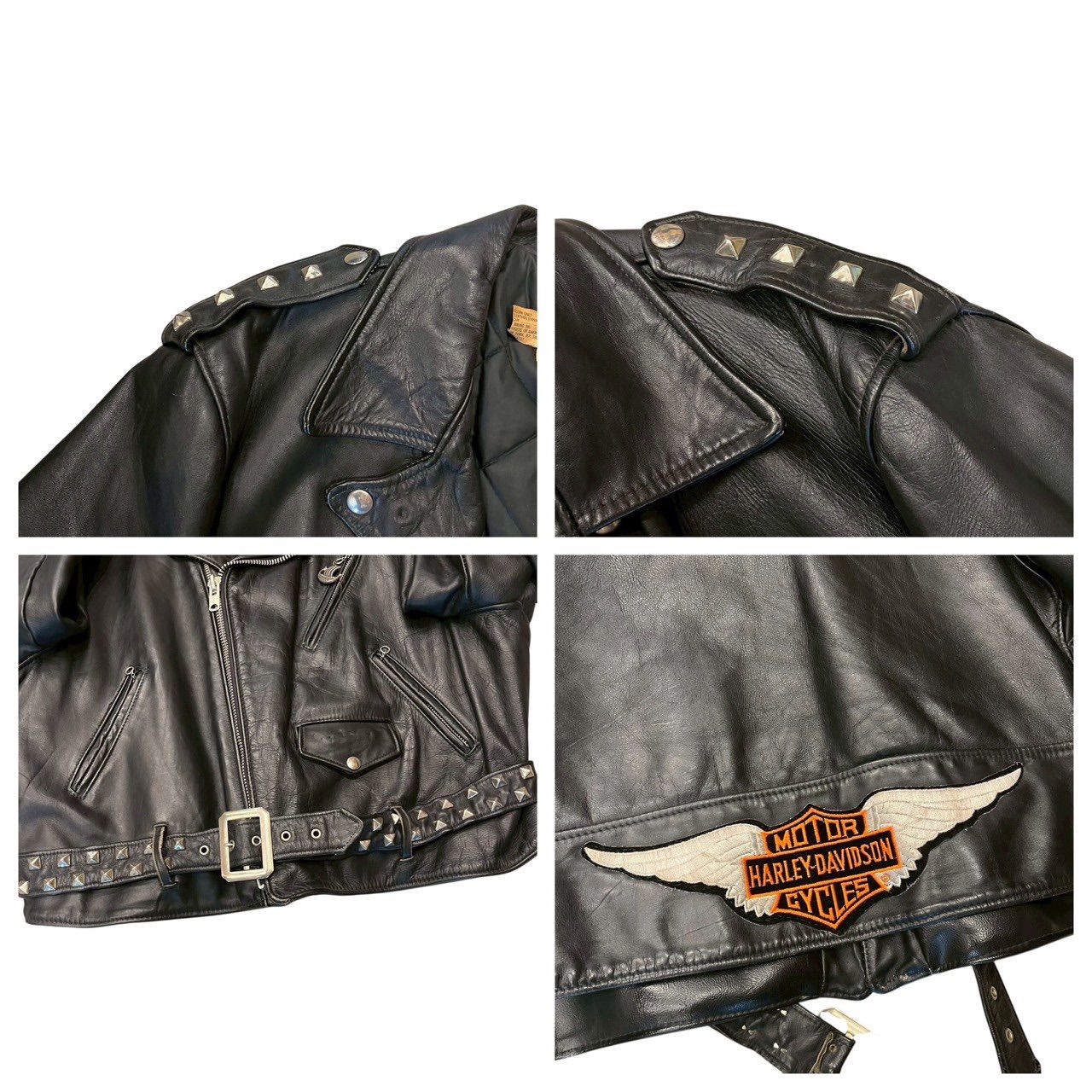 70s ビンテージ Schott ワンスター バイカーカスタム ダブル