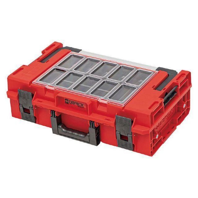 キューブリック QBRICK 超耐久IP66 ツールボックス エキスパート S 容量15L SKRQ200E2CCZEPG003 QS1 赤 工具 収納 工具入れ