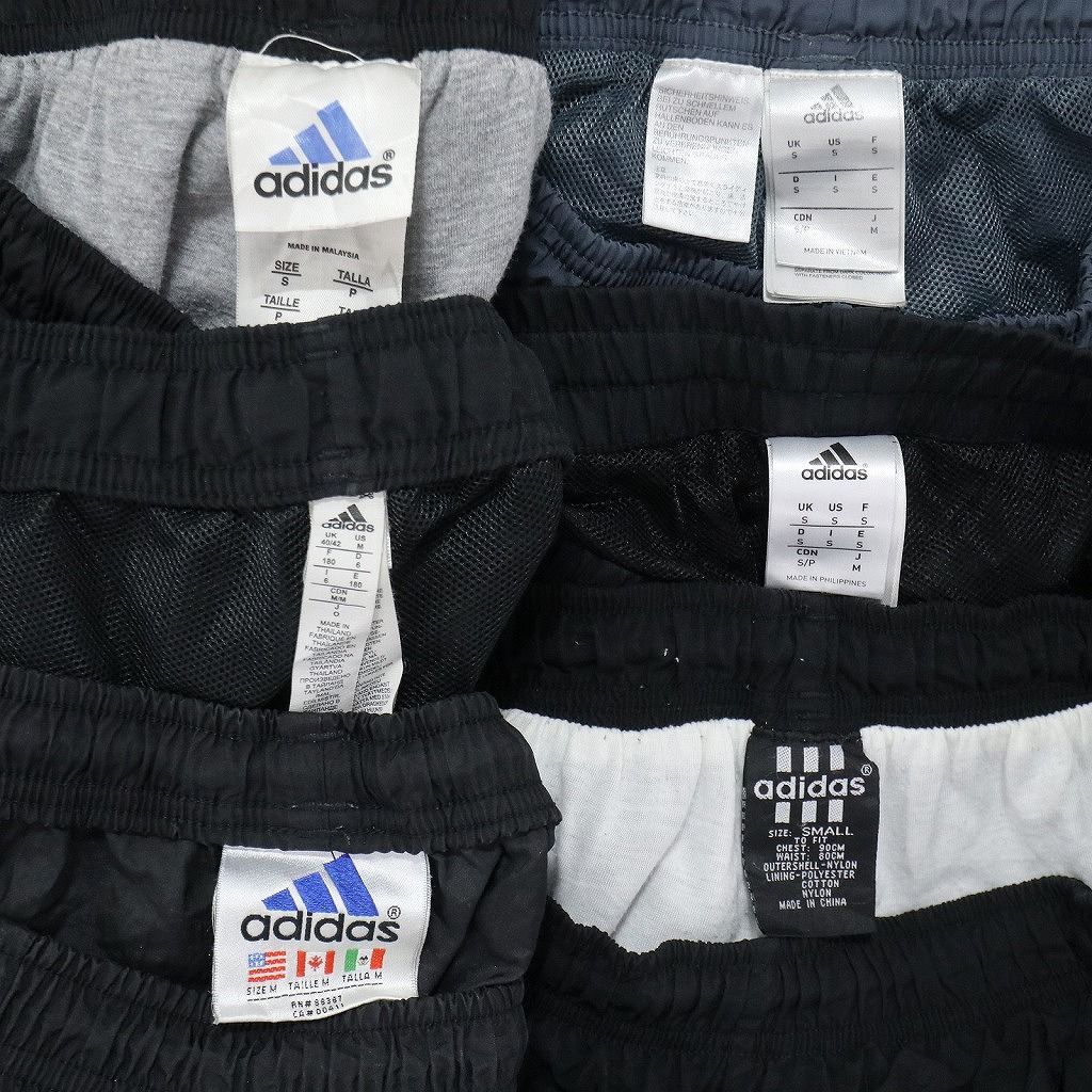 古着卸 アディダス adidas ウインドブレーカー パンツ 6枚セット メンズ S M ルマドリード 古着 NC0915 KIN-KAAI_COM