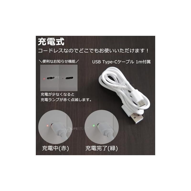 インテリア小物 LED ライト付き メイクミラー USB充電式 Type-C マグネット着脱式 5倍 拡大ミラー 拡大鏡 卓上ミラー 女優ミラー 化粧鏡 照明 コンパクト 丸 調光 調色 タッチ式 持ち運び 旅行 携帯 スタンドミラー (LEDミラー (TRM-001)) 0