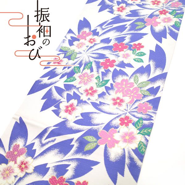 袋帯 振袖用 リサイクル 正絹 オフホワイト 桜 サクラ 花びら 薔薇 バラ 蝶 蝶々 華文 カラフル 唐織 金糸 銀糸 中古 かっこいい シック 結婚式 礼装 No.6-1569 袋帯 振袖用 リサイクル 正絹 オフホワイト 桜 サクラ 花びら 薔薇